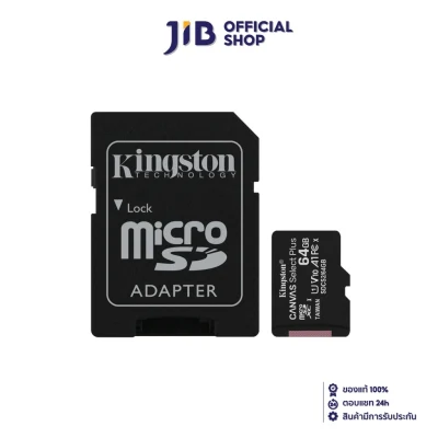 KINGSTON 64 GB MICRO SD CARD (ไมโครเอสดีการ์ด) CANVAS SELECT PLUS (SDCS2/64GB)