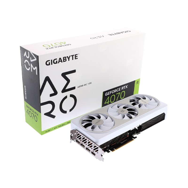 GIGABYTE VGA GIGABYTE GEFORCE RTX 4070 AERO OC - 12GB GDDR6X ราคา 25,110 บาท*ส่งฟรี