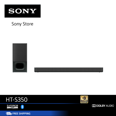 ดูภาพ Sony HT-S350 2.1ch Soundbar พร้อมซับวูฟเฟอร์ไร้สายอันทรงพลังและเทคโนโลยี BLUETOOTH เพิ่มเติม Sony HT-S350 2.1ch Soundbar พร้อมซับวูฟเฟอร์ไร้สายอันทรงพลังและเทคโนโลยี BLUETOOTH