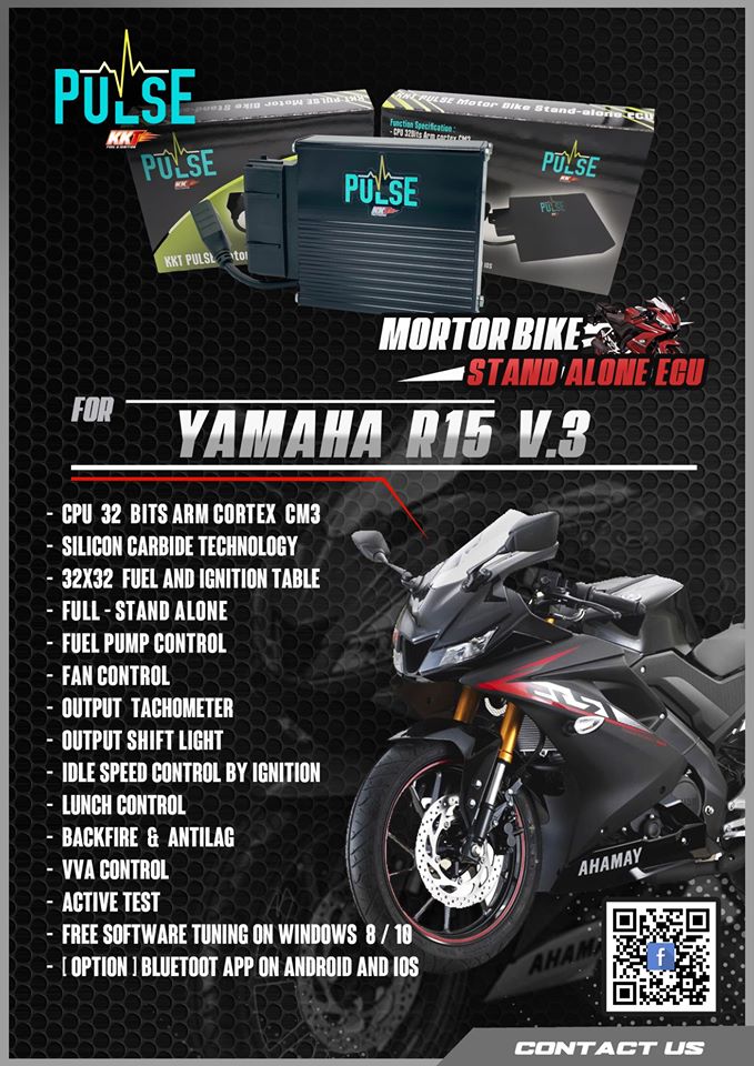 กล่องจูน คุม VVA แบบ Plug and Play สำหรับรถมอเตอร์ไซค์ YAMAHA R15 V3 (2017+)