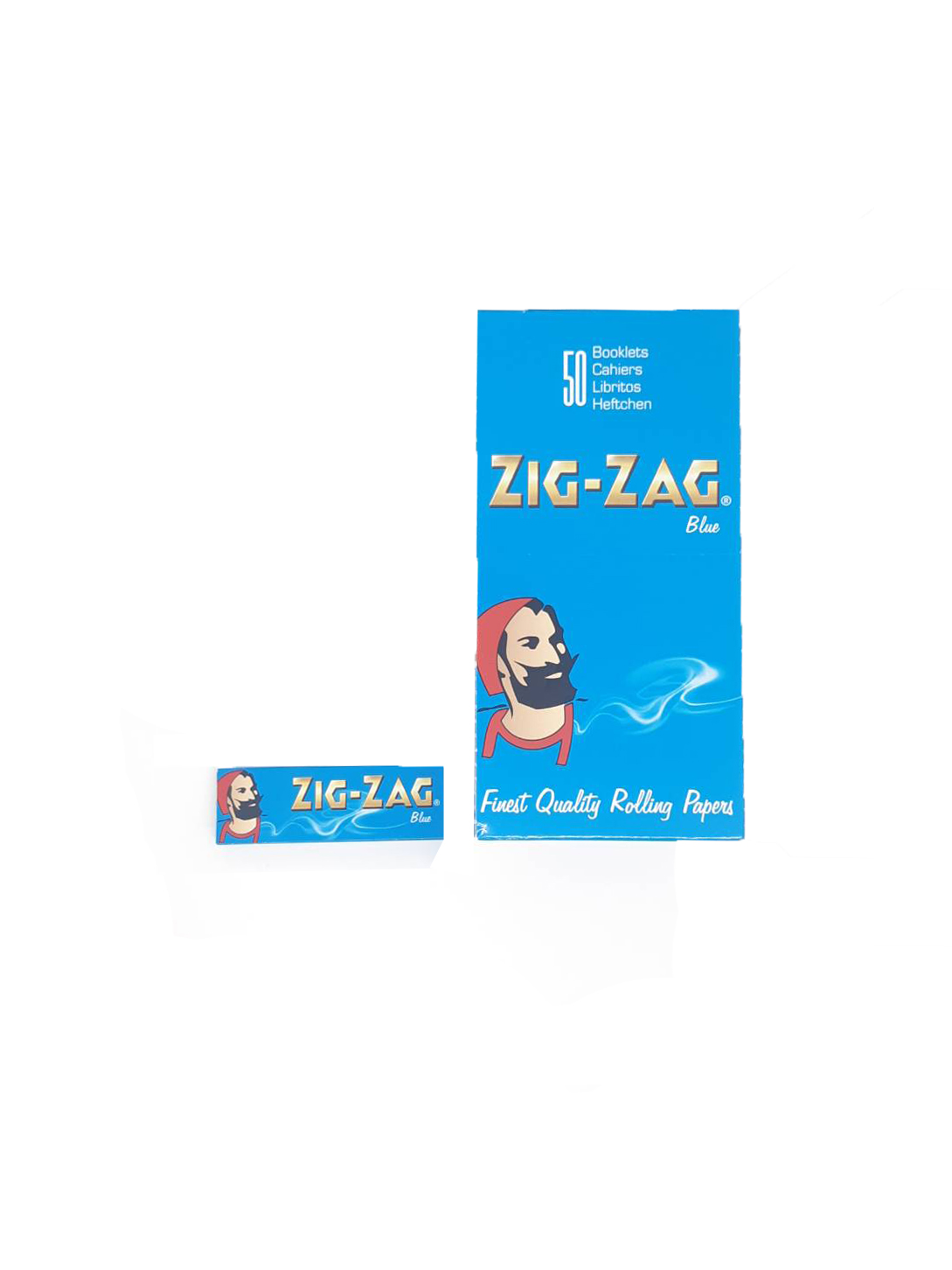 กระดาษมวน Zig Zag Blue (ไซส์เล็ก) 1 กล่อง