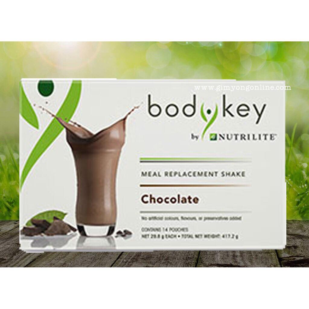 Amway nutrilite นิวทริไลท์ BodyKey (Chocolate) บอดี้คีย์กลิ่นช็อกโกแลต ขนาด 14 ซอง/กล่อง