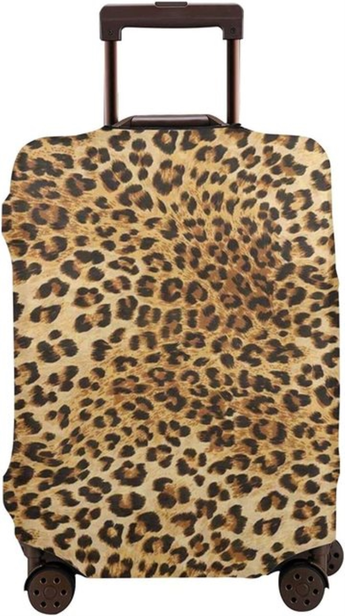 Luggage Cover Leopard Skins Thickened Elastic Travel Suitcase Protector Wild Animal Print