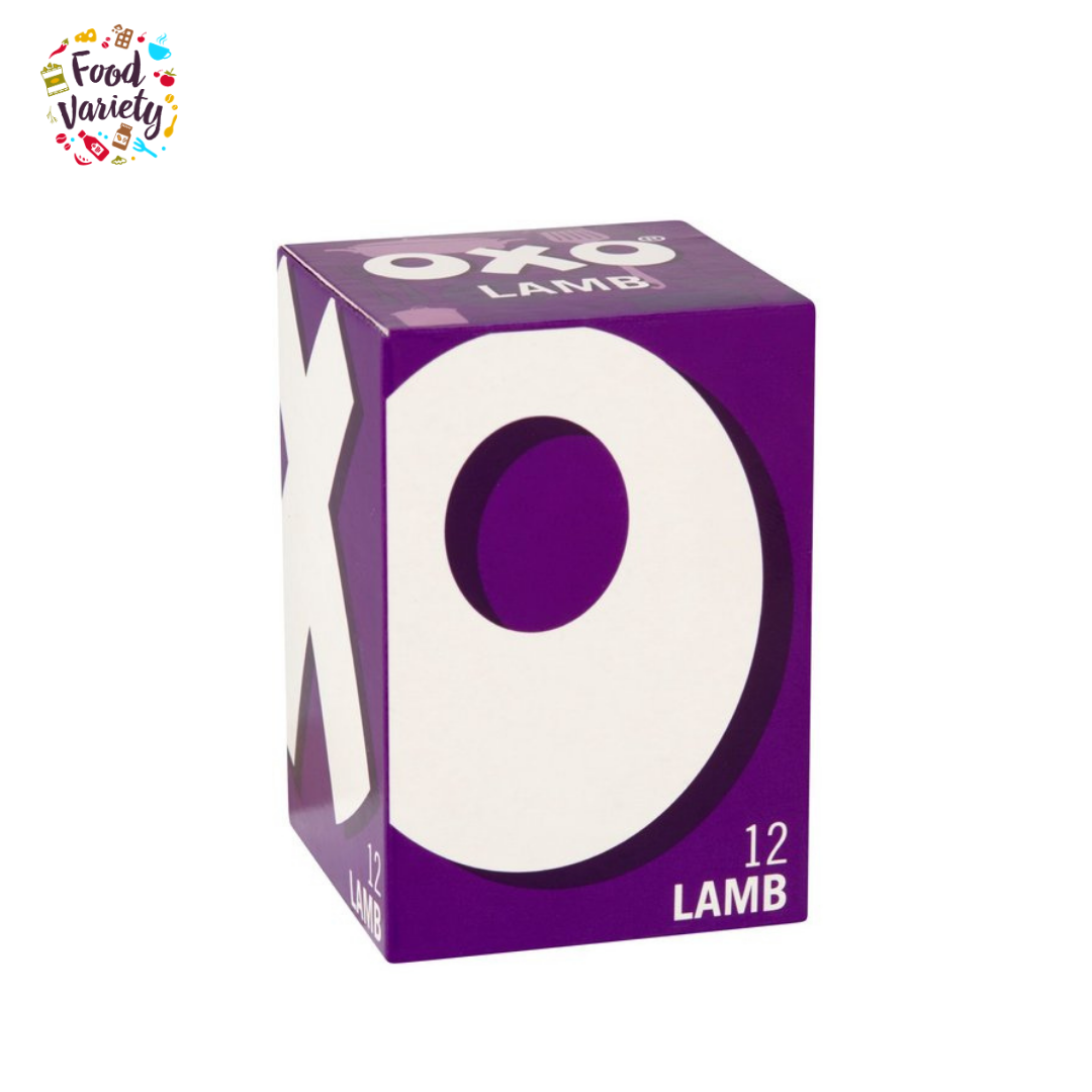 Oxo 12 Lamb Stock Cubes 71g ซุปก้อนรสเนื้อแกะ 12 ก้อน