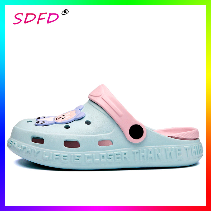 SDFD รองเท้าแตะเด็กลายการ์ตูนสำหรับเด็กหญิงและเด็กชายรองเท้าแตะชายหาดกลางแจ้งรองเท้าเด็ก8_9ปี
