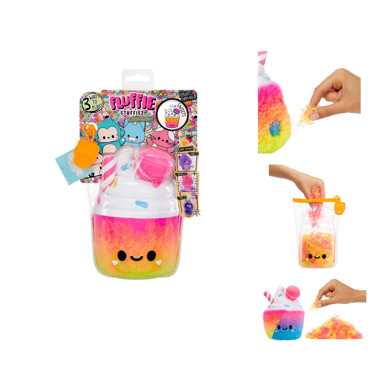 Fluffie Stuffiez Small Plush Toy - Freak Shake Design, Cute Soft Stuffed Collectible - View #3