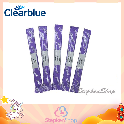 Clearblue Advanced Digital Ovulation Test เช็ควันไข่ตกแบ่งขาย 10 ชิ้น (Refill) สีม่วง
