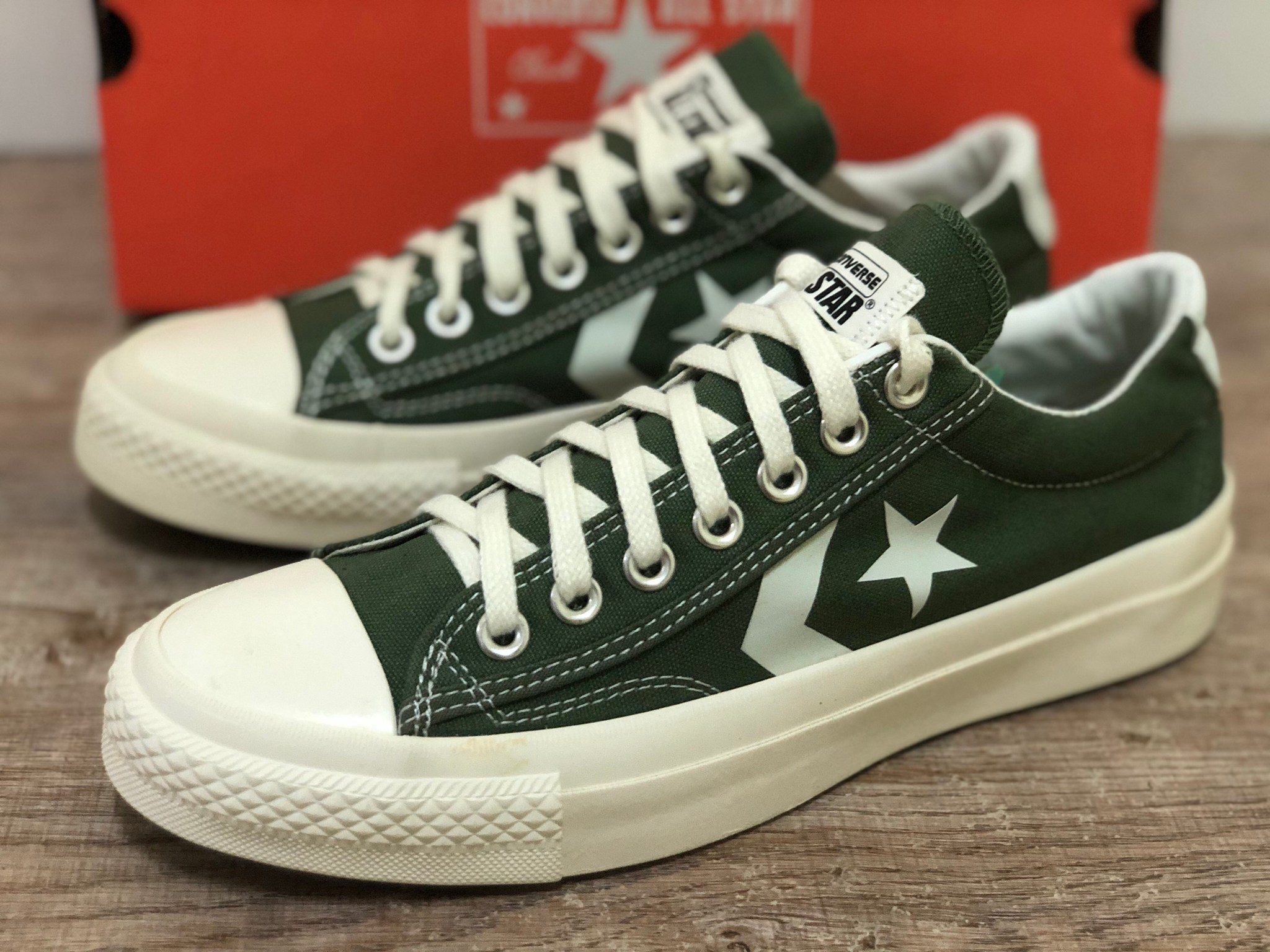 [MShose] รองเท้าConverse One Star Dark Vintage Green รองเท้าผ้าใบ รองเท้าลำลอง รองเท้าแฟชั่น สินค้าพร้อมกล่อง