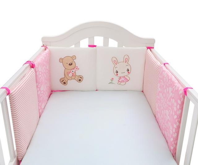 Baby Bumper Pillow Baby Crib Bumper Organic Cotton Crib Pad Bumper