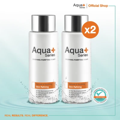 Soothing-Purifying Toner 150 ml. (2 pcs.) (Suitable for Sensitive Skin & Acne Prone Skin) | AquaPlus Thailand