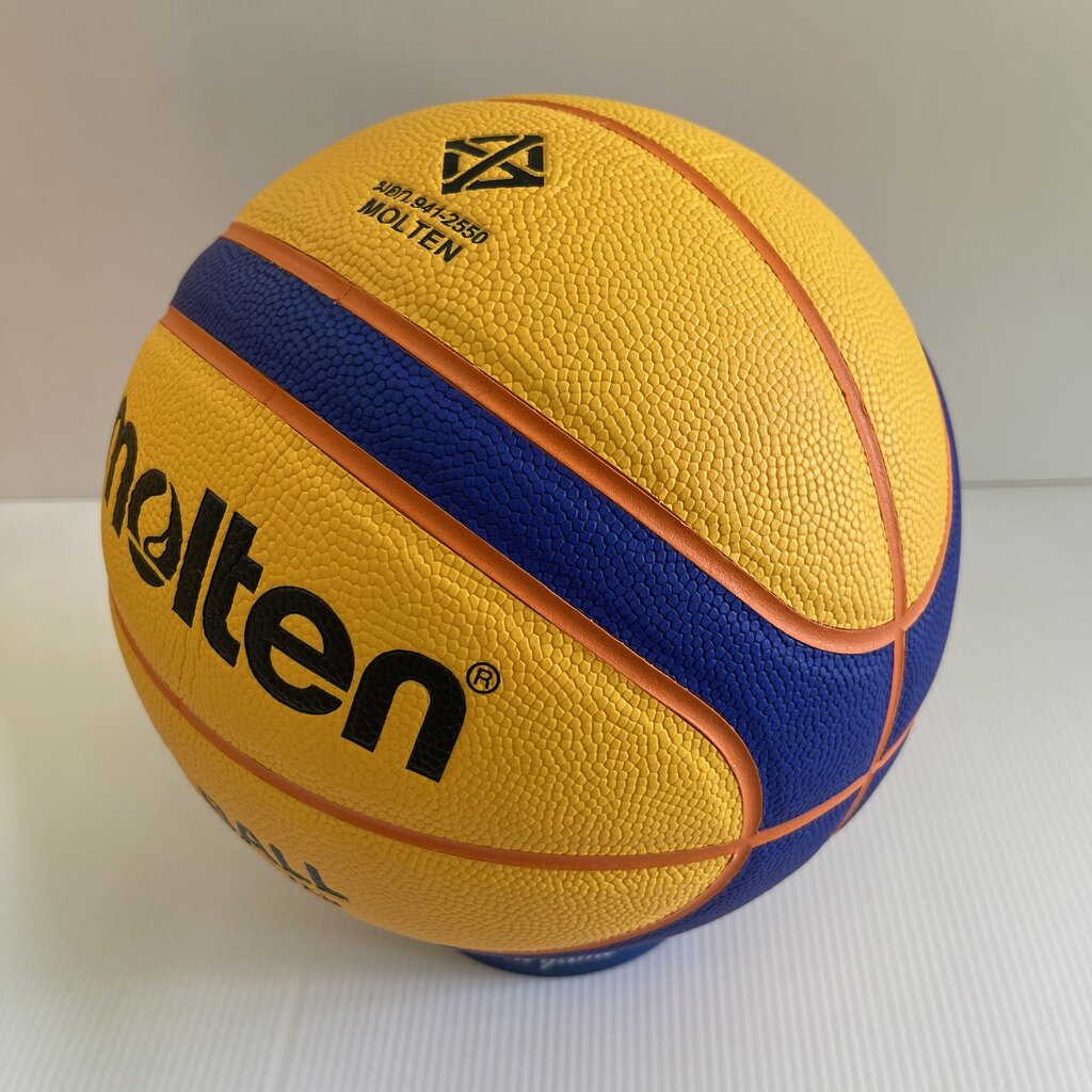 [ของแท้ 100%] ลูกบาส ลูกบาสเกตบอล Streetball Molten 3x3 ของแท้ 100% มี มอก เล่น streetball น้ำหนัก สัมผัส มาตรฐาน Fiba World Cup 3x3