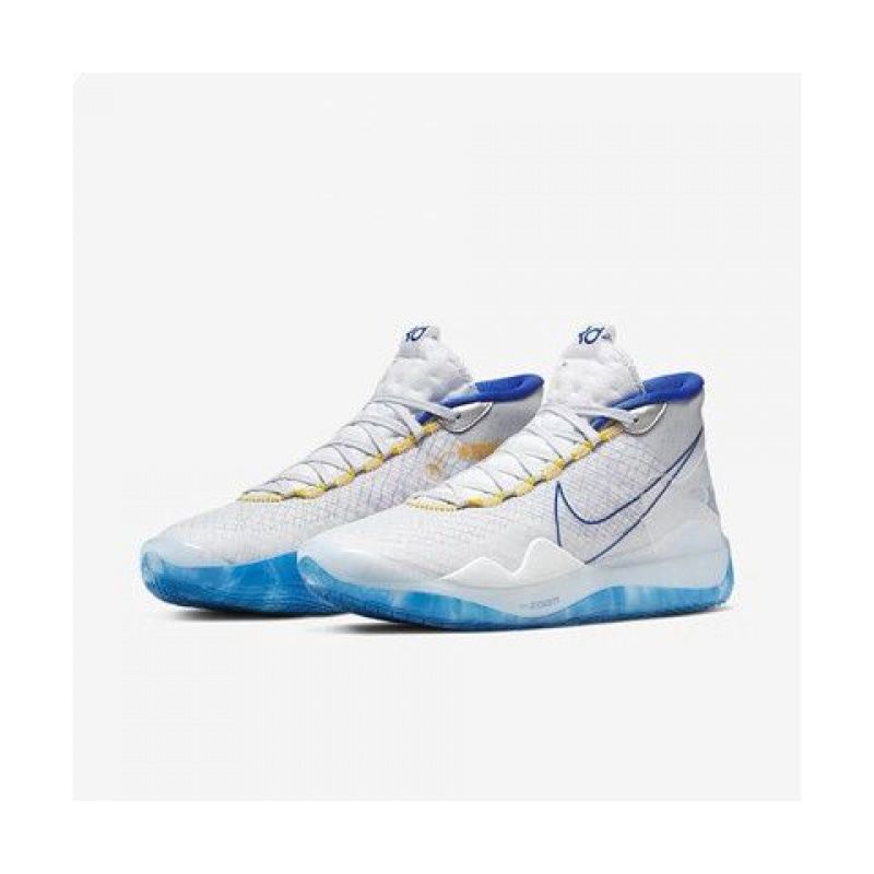 Nikeดูแรนต์12รองเท้าบาสเก็ตบอลรุ่นKD13บ้านซีเมนต์สีดำผู้ชายและผู้หญิงนักรบ