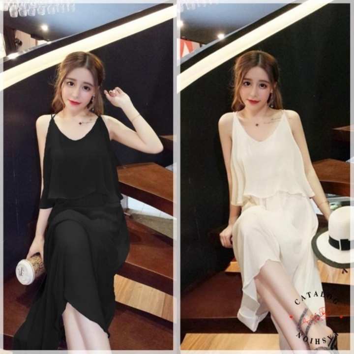 ꕥCatalog Fashionꕥ ชุดเดรสยาวสายเดี่ยวแฟชั่น แต่งระบายเก๋ๆ ผ้าเรย่อน นิ่ม ใส่สบาย – No Brand – 309802882_TH-548468886 >>> 🇹🇭 Top1Thailand 🛒 >>> lazada.co.th 🇹🇭 🇹🇭 🇹🇭🛒🛍🛒