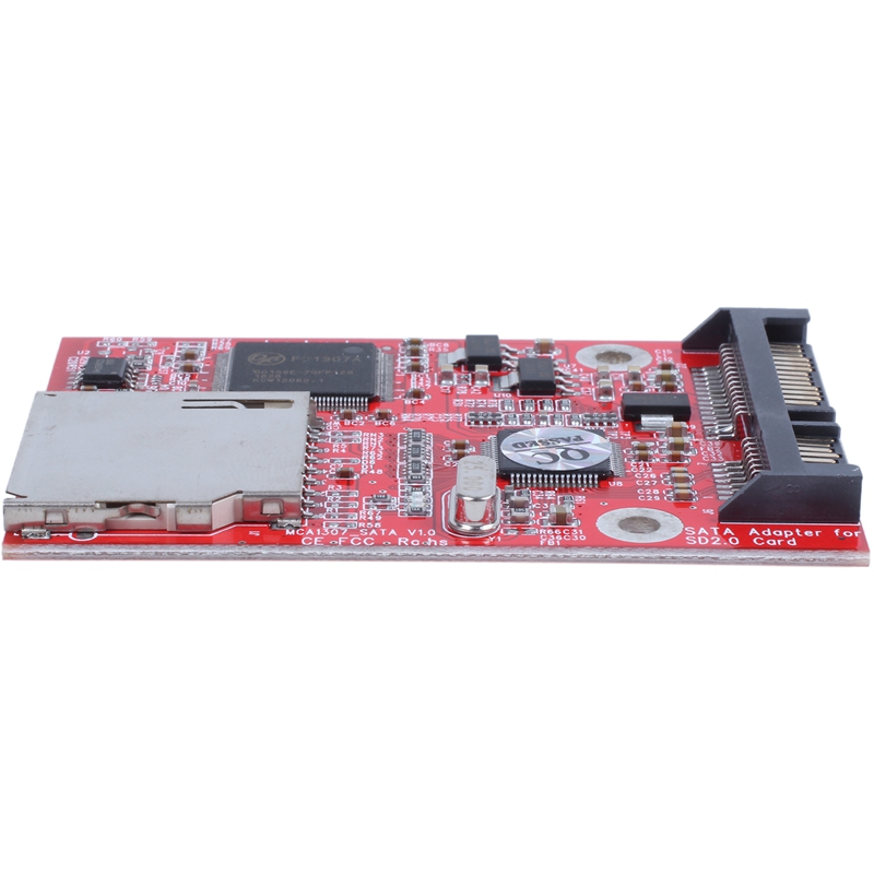 MMC SD SDHC SATA 6.35 centimeter HDD Secure Digital Conversion Adapter