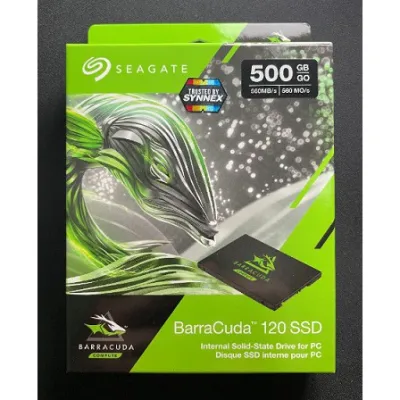 คุณภาพดี Seagate BarraCuda SSD 500GB 2.5" SATA III (ZA500CM1A003) ••• สินค้าพร้อมส่ง ••• ด่วน ของมีจำนวนจำกัด