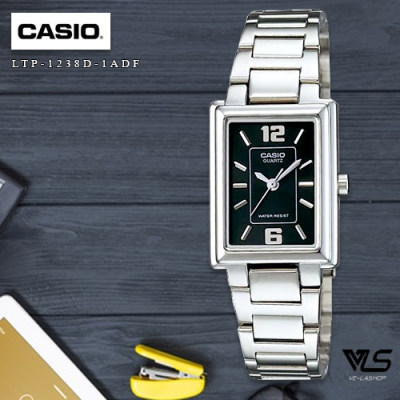 Velashop นาฬิกาผู้หญิง Casio สีเงิน สายสแตนเลส รุ่น LTP-1238D-1ADF LTP-1238D-1A LTP-1238D - สีเงิน Velashop นาฬิกาผู้หญิง Casio สีเงิน สายสแตนเลส รุ่น LTP-1238D-1ADF LTP-1238D-1A LTP-1238D - สีเงิน
