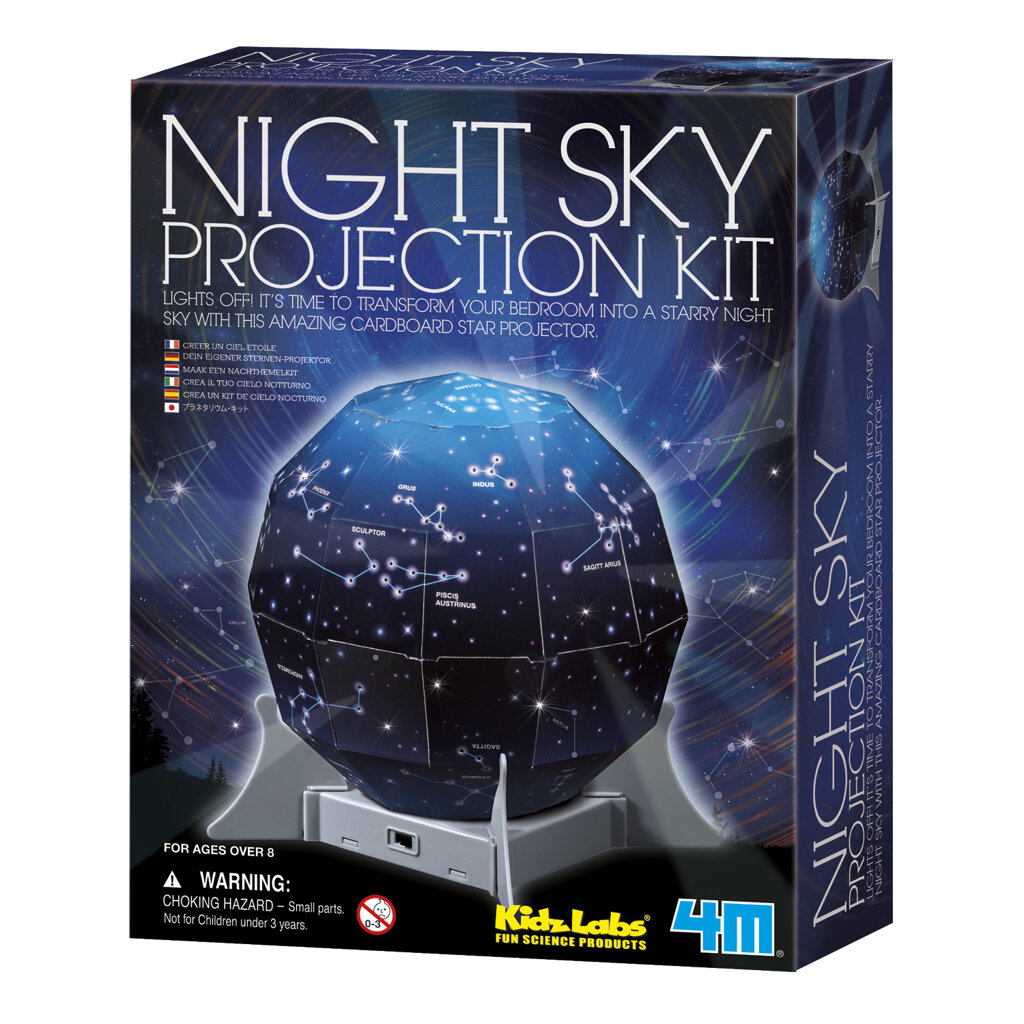ของเล่น เสริมทักษะ การเรียนรู้ วิทยาศาสตร์ ท้องฟ้า ของแท้ 4M KidzLabs Create A Night Sky Projection Kit