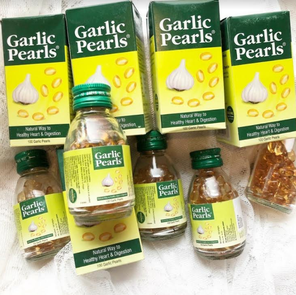 Garlic Pearls (น้ำมันกระเทียม บำรุงร่างกาย) 100 Capsule
