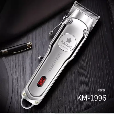 emei KM-1949 Professional Hair Clipper Men USB Electric Cordless Hair Trimmer T-Blade carving Bald head Hair cut Machine