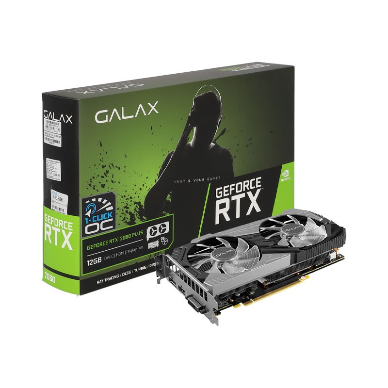 Galax Vga Geforce Rtx 2060 Plus 1 Click Oc 12gb Gddr6 อุปกรณ์คอมพิวเตอร์ คอมพิวเตอร์และ 8301