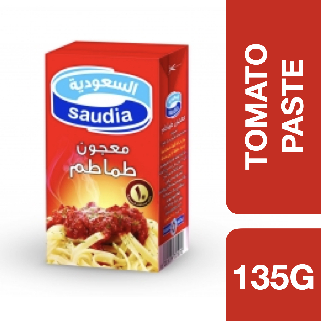 Saudia Tomato Paste 135g ++ ซาอุเดีย ซอสมะเขีอเทศเข้มข้น ขนาด 135g*8