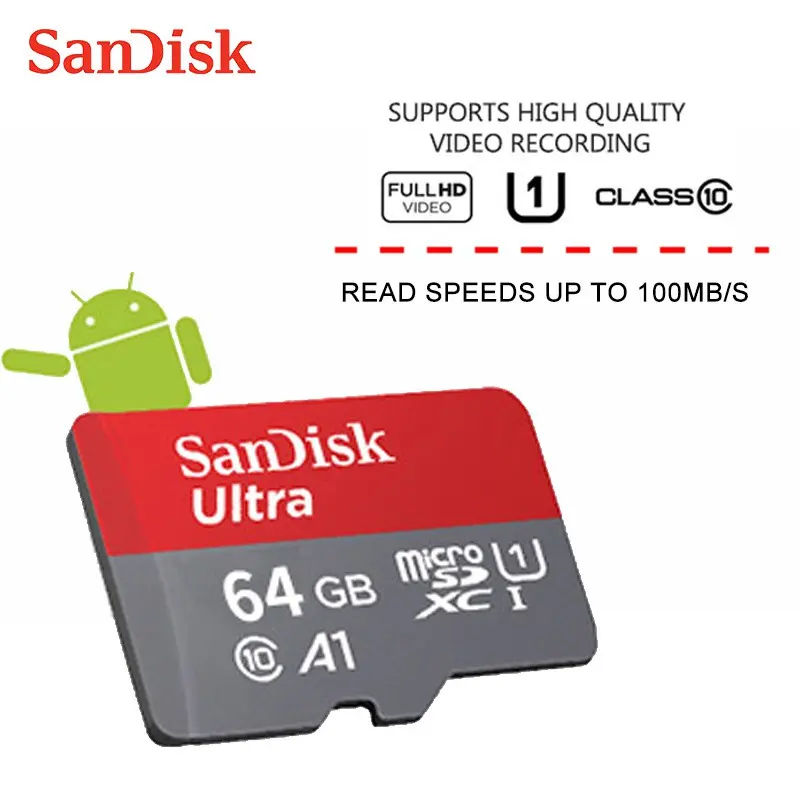 ภาพสินค้าการ์ดหน่วยความจำ SD การ์ด 32GB 64GB 256GB 128 GB Class10 Microsd A1 ฟรีอะแดปเตอร์โทรศัพท์คอมพิวเตอร์พีซี จากร้าน XIYU-อุปกรณ์เสริม บน Lazada ภาพที่ 6