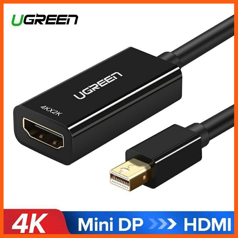 #ลดราคา Ugreen Mini DisplayPort Mini DP Thunderbolt vers HDMI Adaptateur 4K 1080P iMac (40360,40361)