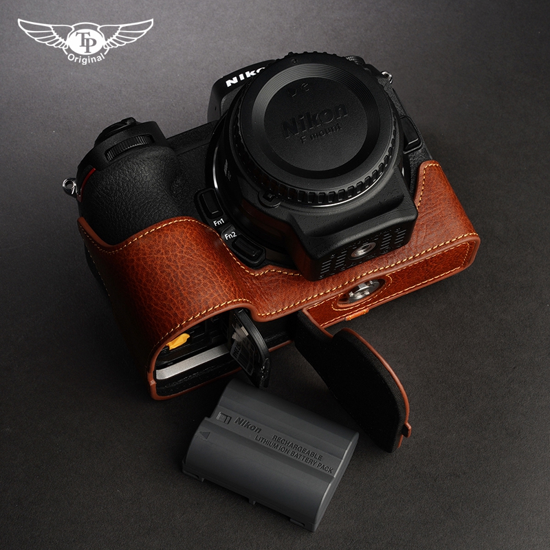 handwork Photo Camera Genuine leather cowhide Bag Body BOX Case For nikon Z5 Z6II Z7II Z6 Z7