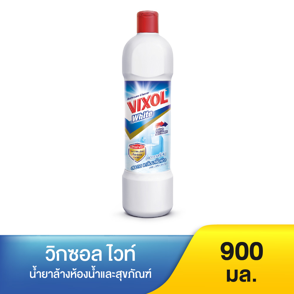 วิกซอล นำยาล้างห้องน้ำและสุขภัณฑ์ สีขาว วิกซอล ไวท์ ขนาด900มล.