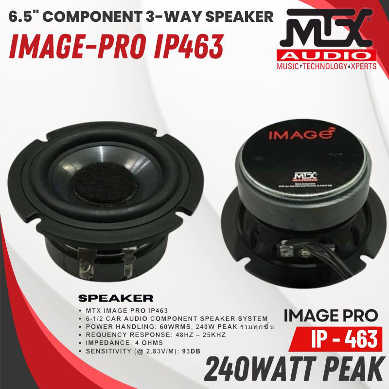 MTX Audio 463 image セット MTX IP463 Audio – コーンスピーカー eBay