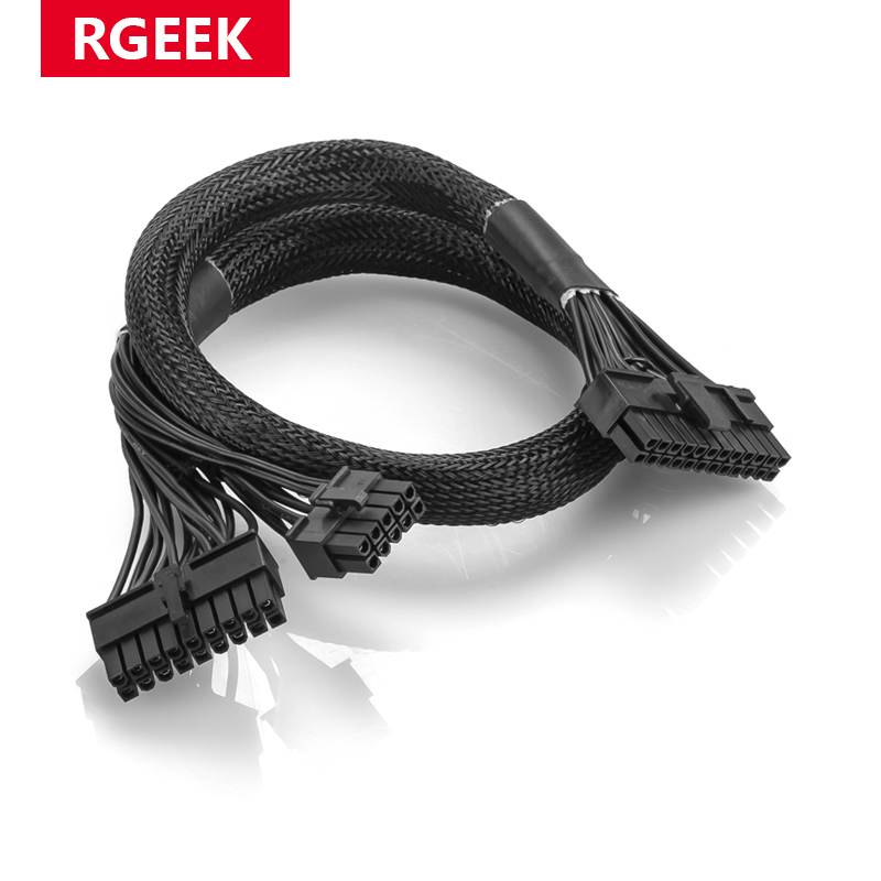 ATX 24Pin Power Supply Cable Motherboard 18+10Pin PSU modular For CORSAIR RMx Series RM1000x