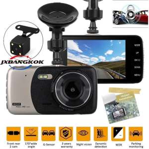 4'' LCD HD Car Camera DVR Video Recorder Vehicle Camcorder Dash Cam กล้องติดรถยนต์ มีกล้องถอยหลัง อินฟราเรด กลางคืนชัด รุ่น-503