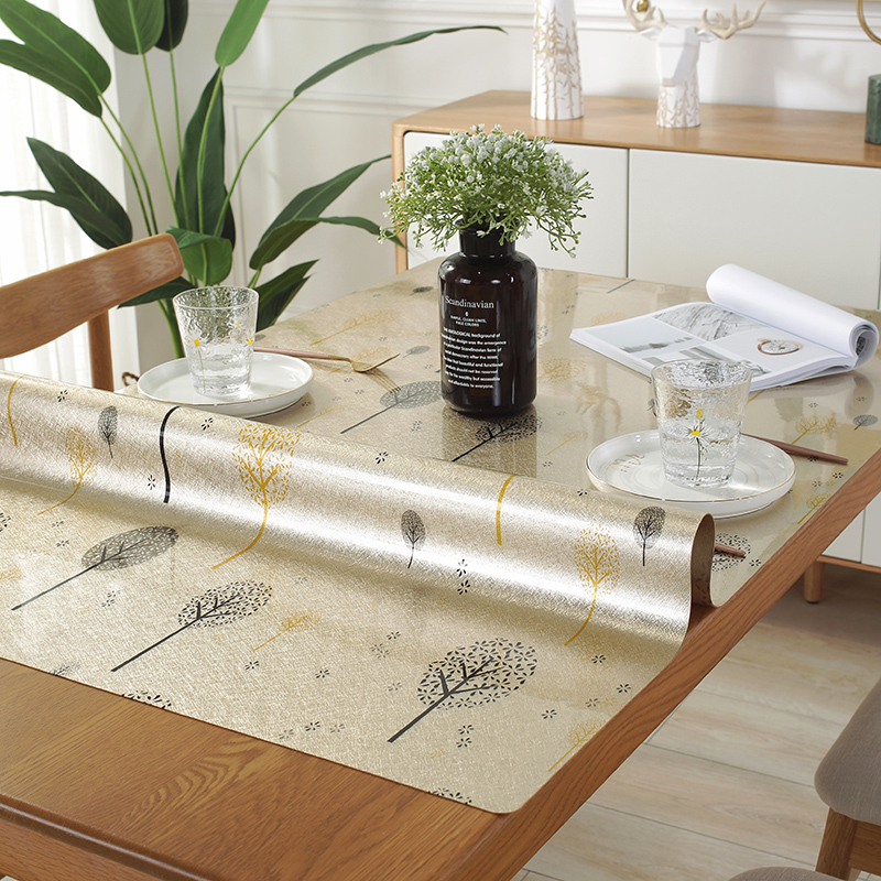 Table Cloth ผ้าปูโต๊ะ Nordic simple opaque waterproof tablecloth