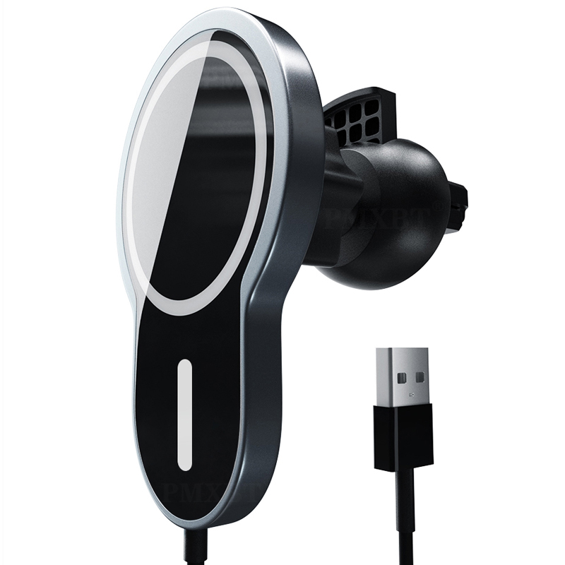 thumbnail image 2 of IMountek 15W MagSafe Wireless Car Charger Mount For IPhone 12 Mini/Pro/Max – Qi Fast Charge 2 of 6