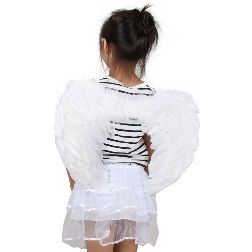 KELANSI แฟชั่นน่ารัก Unisex แฟนซีการถ่ายภาพ Fairy เด็ก Gorgeous ฮาโลวีน Feather ปีกชุดนางฟ้า