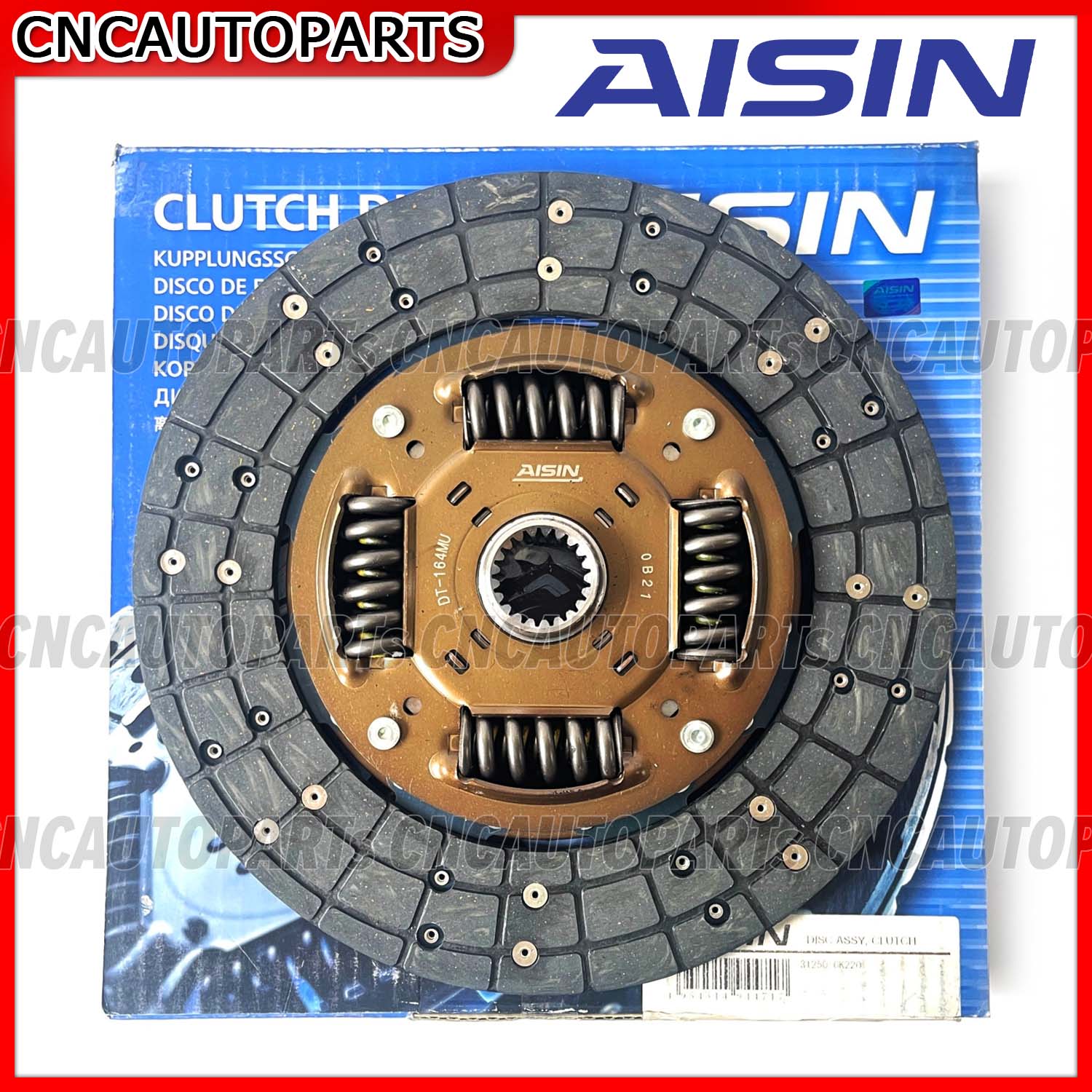 AISIN จานคลัทช์ TOYOTA VIGO 3.0, REVO 1KD,2KD ดีเซล ขนาด 10.2นิ้ว/11 ...