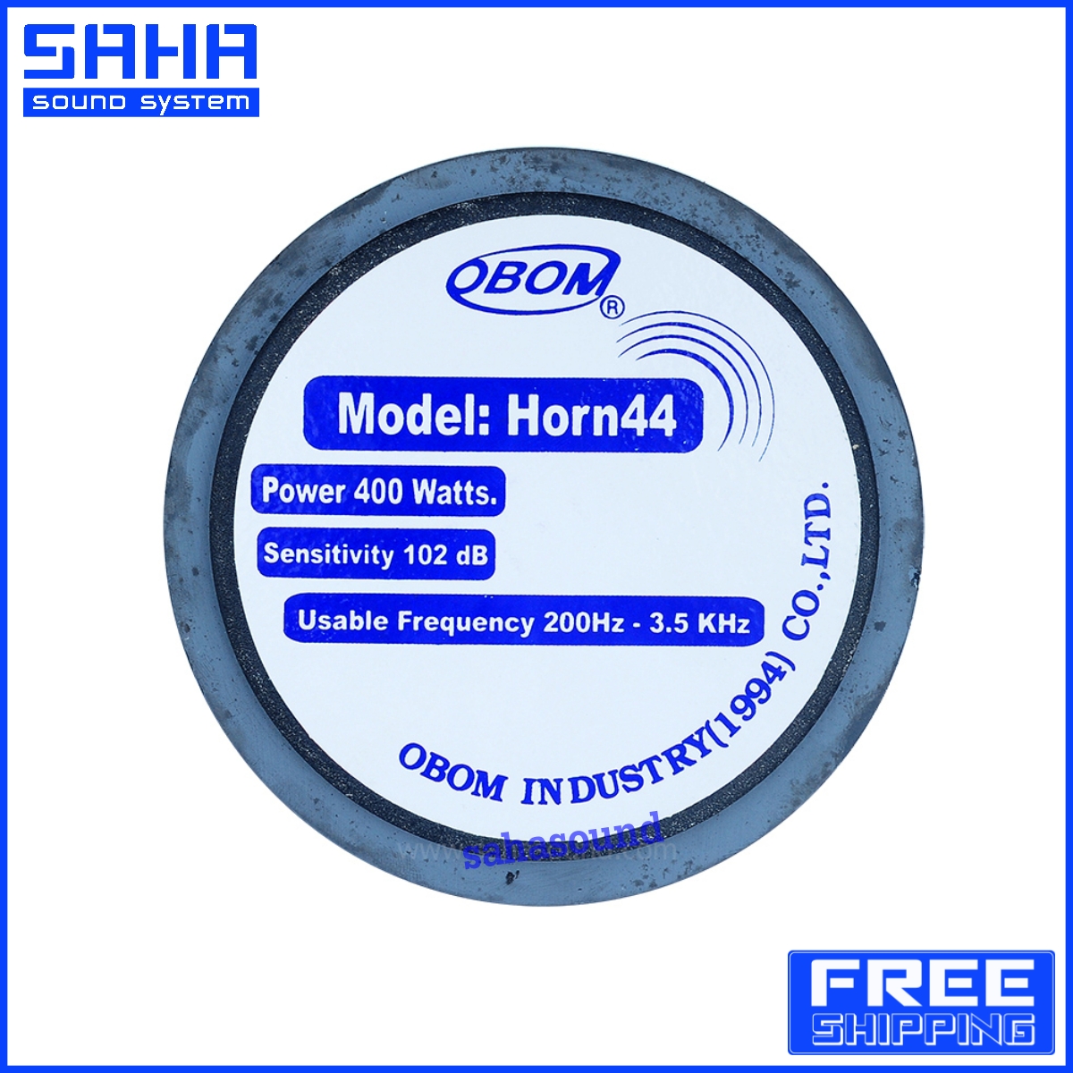 ส่งฟรี OBOM - HORN44 ยูนิตฮอร์น (ส่งฟรีไม่มีขั้นต่ำ!) sahasound - สหซาวด์
