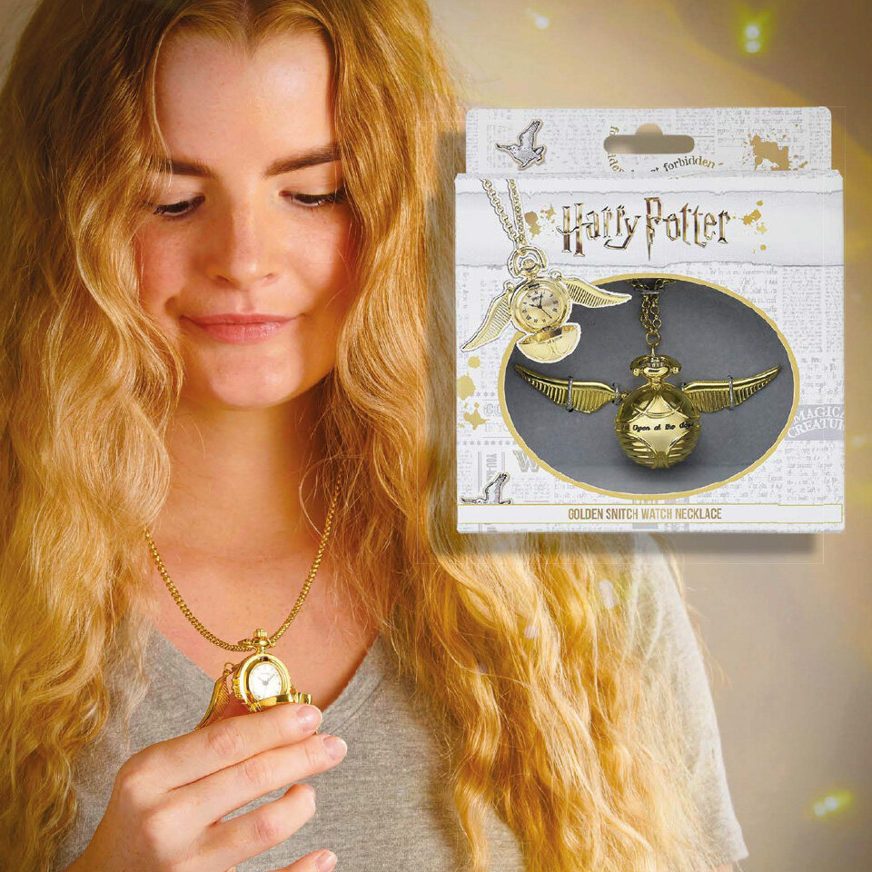 Harry Potter Golden Snitch Watch Necklace Lazada.co.th