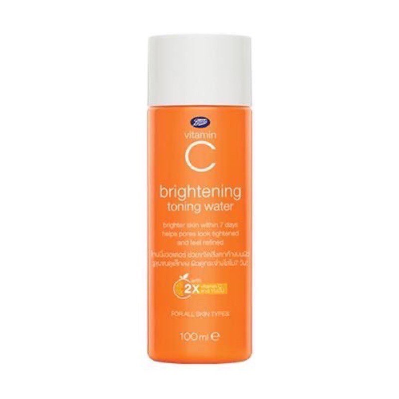 Boots Vitamin C Brightening Toning Water 100ml บู๊ทส์วิตามินซี โทนเนอร์ 100มล Boots Toner