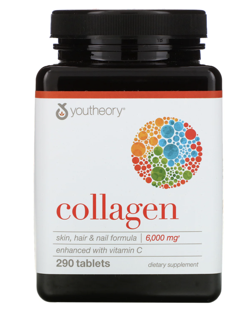 Exp.2023 Youtheory Collagen Advanced Formula และ Vitamin C 290 เม็ด