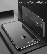ภาพขนาดย่อของภาพหน้าปกสินค้าCase ไอโฟน7พลัส Case iPhone7Plus iPhone8Plus เคสซิลิโคน ขอบสีหลังใส เคสนิ่ม สำหรับรุ่น iPhone7+ iPhone8+ จากร้าน Hong-mobile บน Lazada ภาพที่ 1