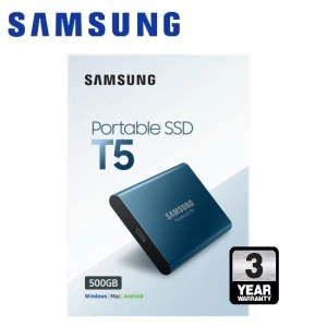 ภาพหน้าปกสินค้าSamsung 500GB T5 Portable SSD USB3.1 with OTG ซึ่งคุณอาจชอบราคาและรีวิวของสินค้านี้