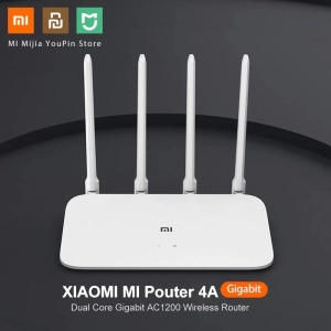 ภาพหน้าปกสินค้าMi wifi router 4a Gigabit AC1200 เสียวหมี่ไวไฟ  เราเตอร์ 4a WiFi Router wifi router4a AC1200 16MB ROM + 128MB DDR3 High Gain 4 Antenna ที่เกี่ยวข้อง