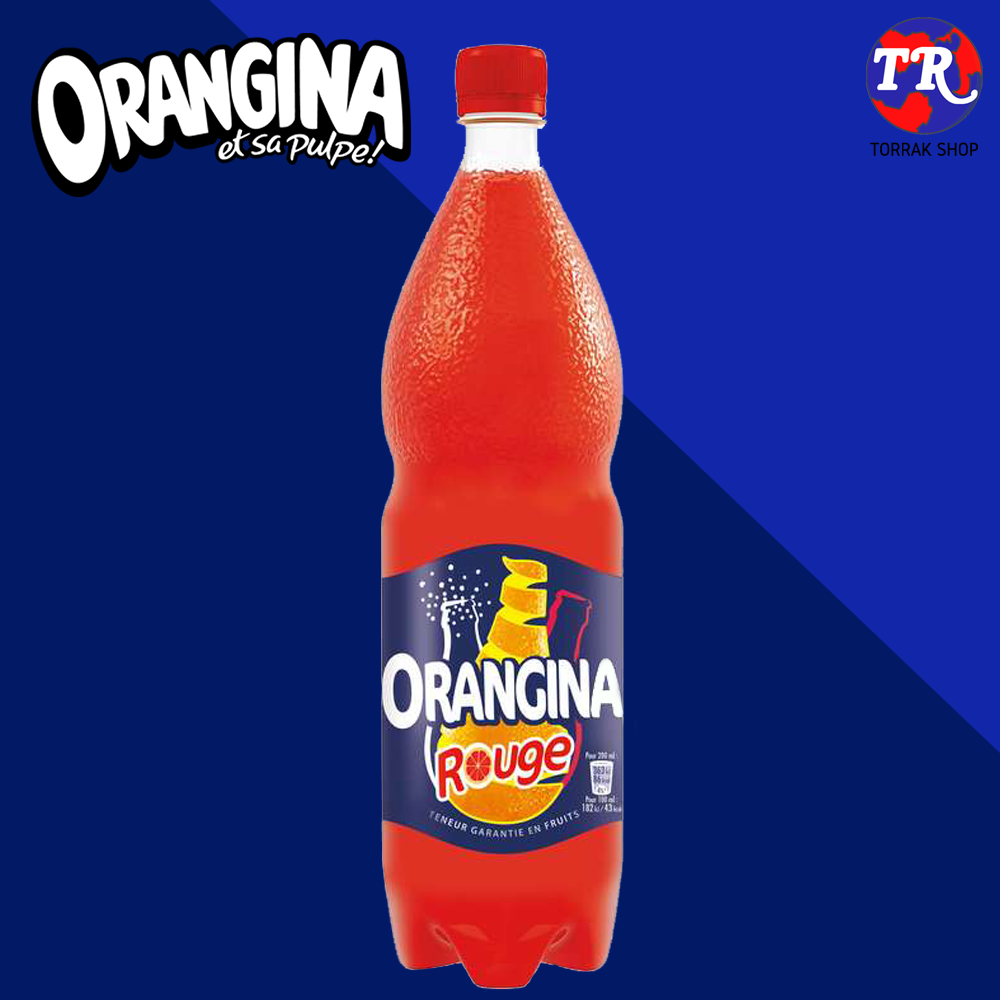 Orangina Rouge  ออเรนจิน่า โร็ค น้ำส้ม อัดก๊าซ น้ำผลไม้ รสส้ม 1500มล.