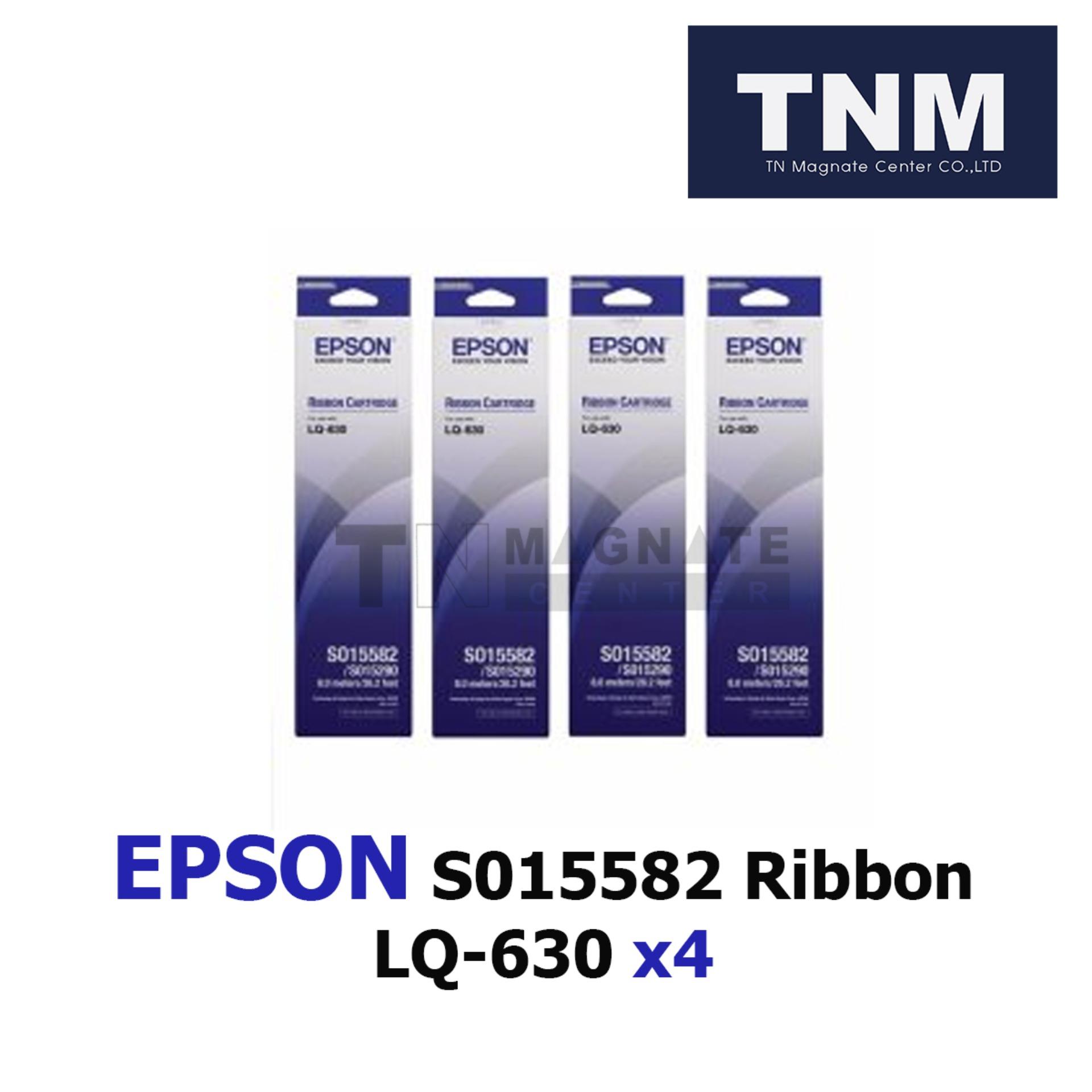 [ตลับผ้าหมึก] Epson S015582 Ribbon LQ-630 พร้อมใช้ 4 กล่อง - TNM Online ...