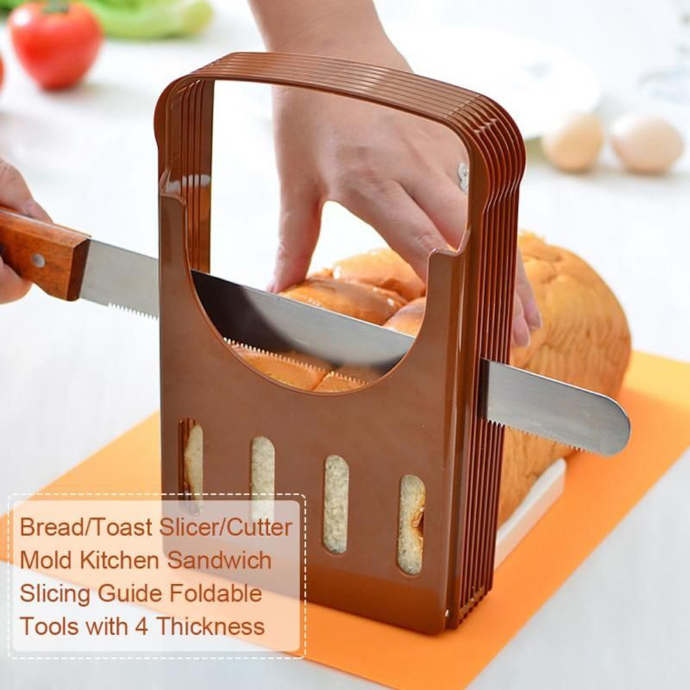 CHUBB Plastic Loaf Cutting Rack Baking Tool Toast Slicer Bread Cutter Kitchen Accessories