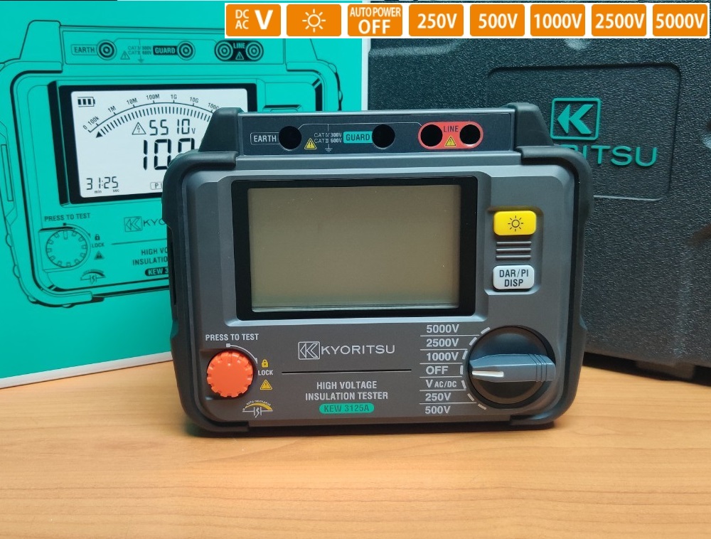 KYORITSU เครื่องทดสอบฉนวนโวลท์สูง High Voltage Insulation Tester รุ่น