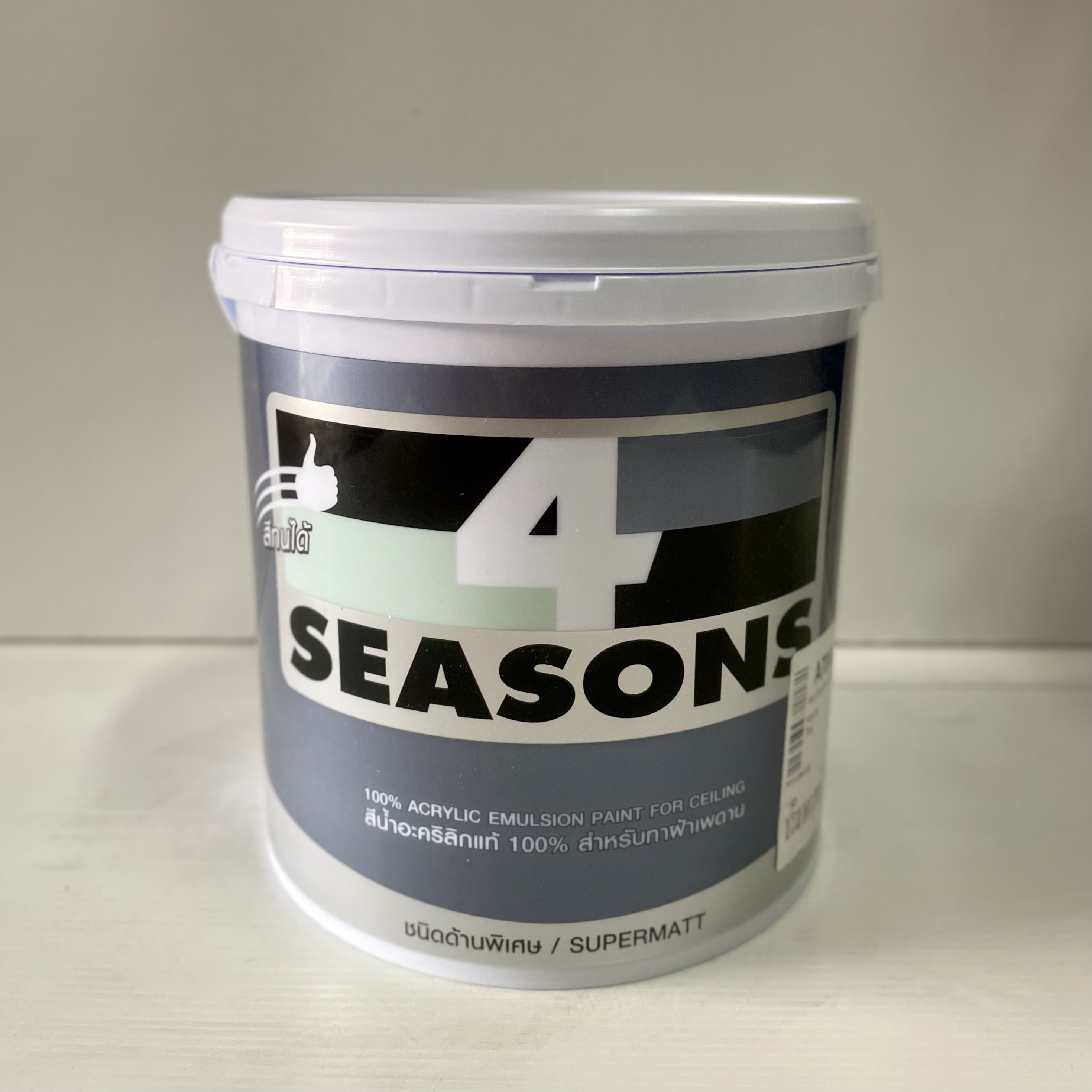 สีทาบ้าน สีอะคริลิค สีน้ำ (ส่งฟรี) สีทาภายใน ชนิดด้าน TOA 4 Seasons ...