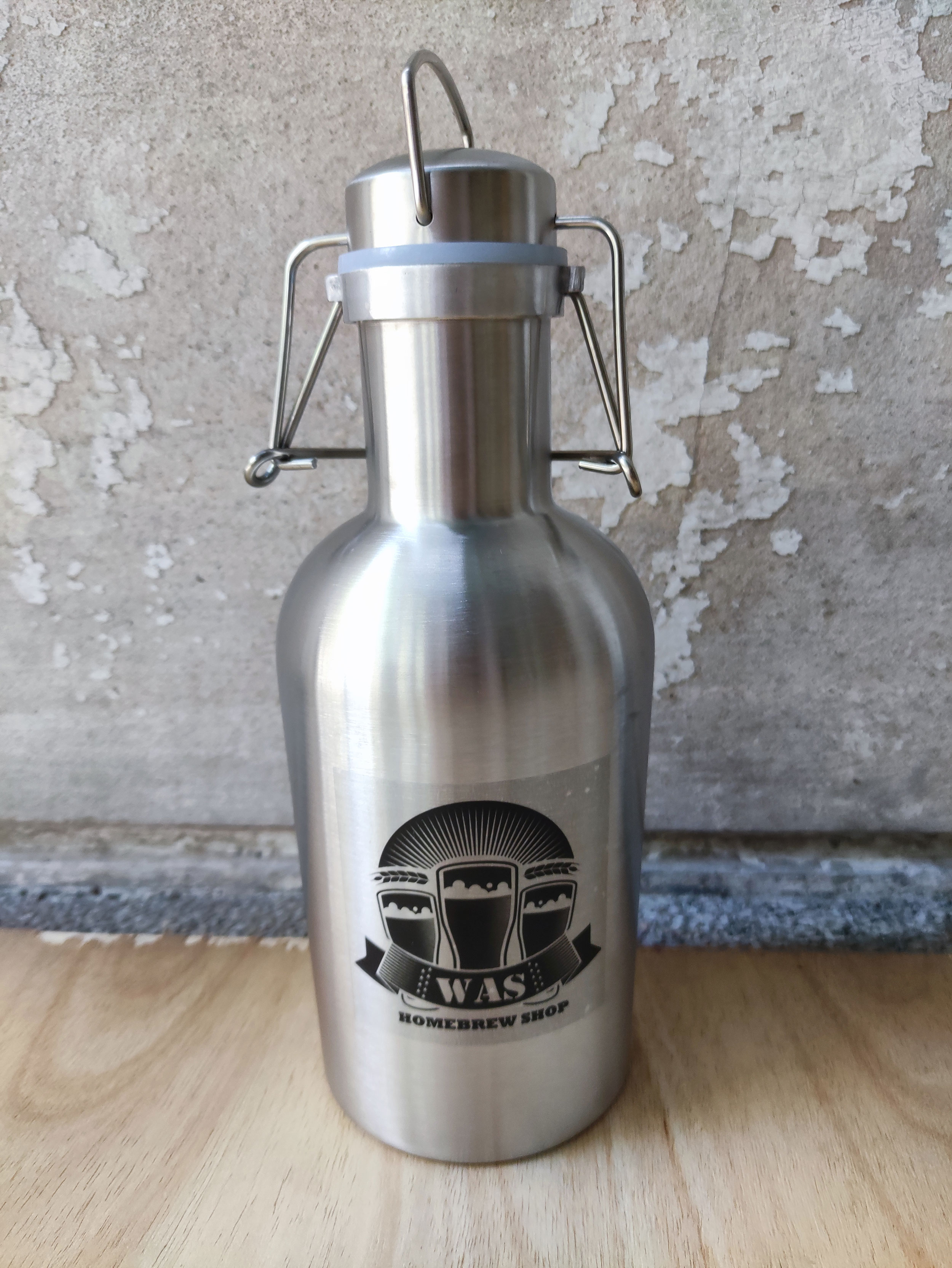 WAS Growler 1L Stainless steel Food grade วอส โกรเลอร์ 1 ลิตร ขวดแสตนเลส