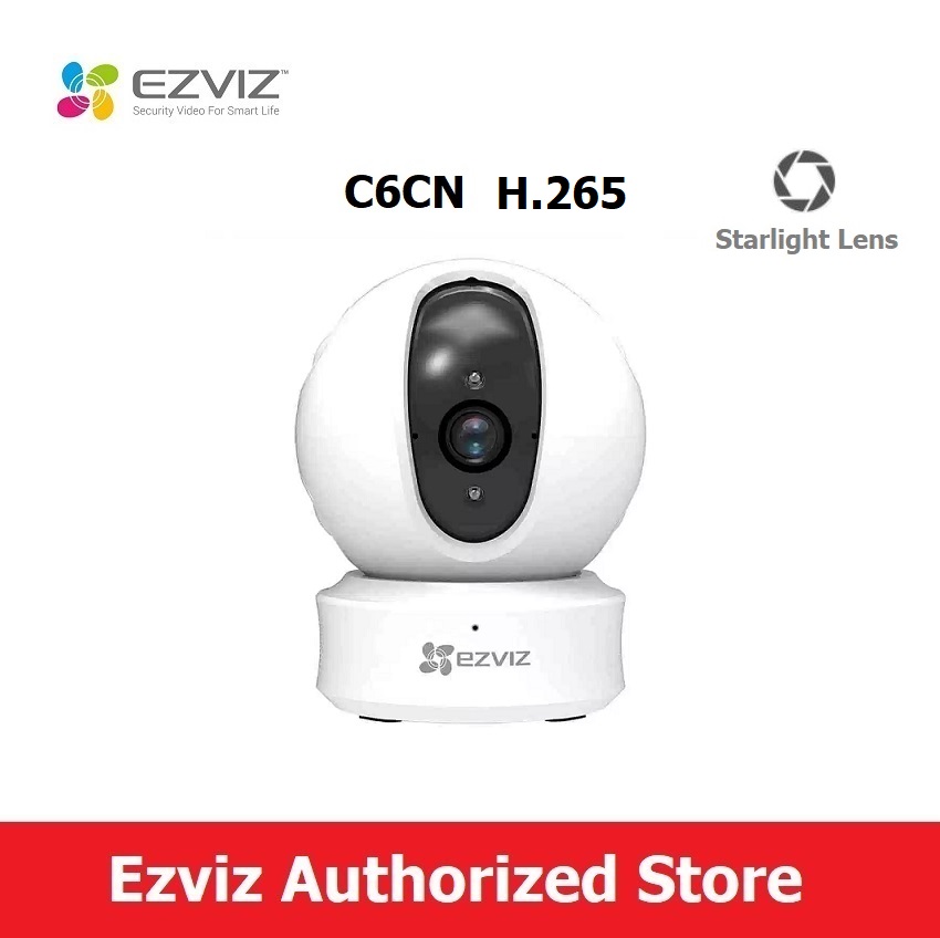 Ezviz กล้องวงจรปิด รุ่น C6CN H.265 Starlight 2.0MP FullHD Wi-Fi IP Security Camera ( 1080p ) BY EZVIZ Authorized Store